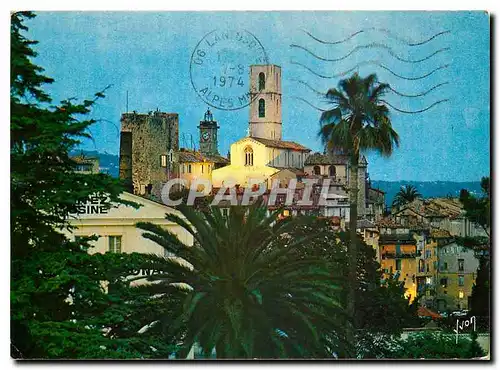 Cartes postales moderne La Cote d'Azur miracle de la nature Grasse Alpes Maritimes l'ancienne Cathedrale Notre Dame dans