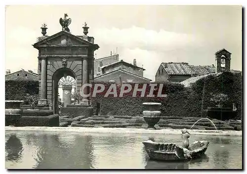 Moderne Karte Bagnaia Viterbo Ville Laute