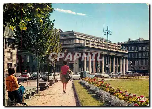 Cartes postales moderne Bordeaux Gironde les allees de Tourny et le grand theatre