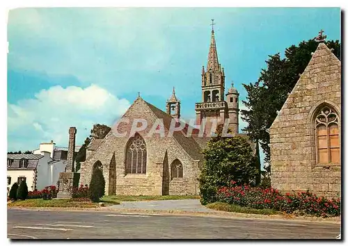 Moderne Karte Ploujean pres Morlaix Nord Finistere L'Eglise