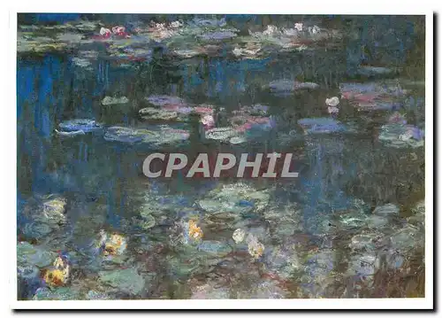 Cartes postales moderne Claude Monet Les Nympheas reflets verts Musee d'Orangerie Paris