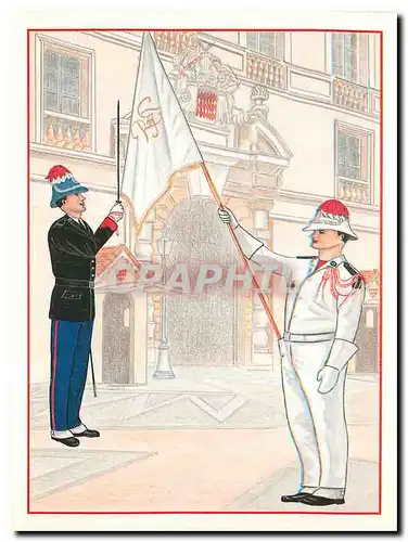 Cartes postales moderne Monaco Militaria
