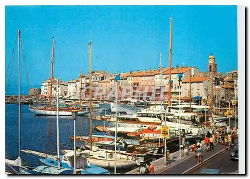 Cartes postales moderne Lumiere et Beaute de la Cote d'Azur Saint Tropez Vue pittoresque du port