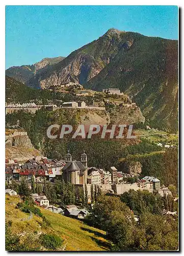 Moderne Karte La Route des Grandes Alpes Briancon Hautes Alpes Les Forts dominant la Ville