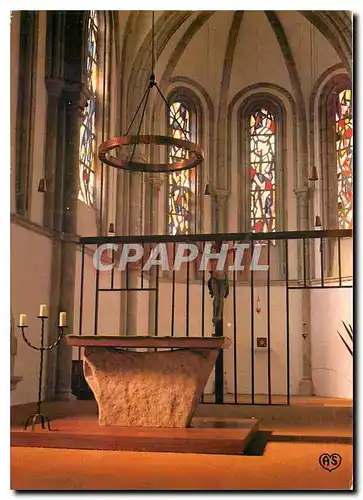 Moderne Karte Abbaye Sainte Marie de la Pierre qui vire Yonne Le Sanctuaire