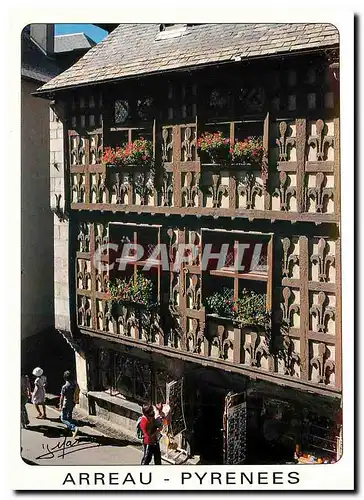 Cartes postales moderne Hautes Pyrenees En vallee d'Aure La villa des fleurs de lys a Arreau