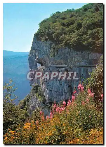 Cartes postales moderne Les Alpes Touristiques Le Royans Route de Combe Laval Le grand a pic