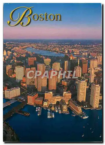 Moderne Karte Boston Massachusetts USA