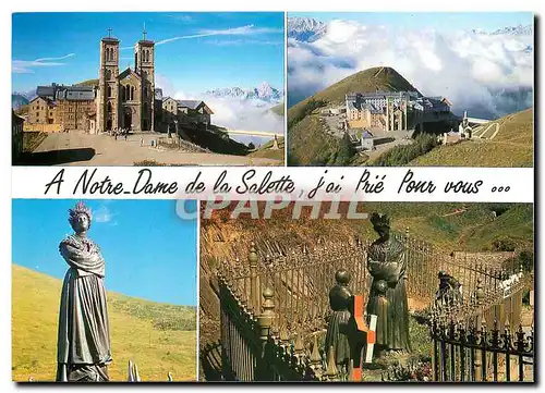 Cartes postales moderne Notre Dame de la Salette La Salette
