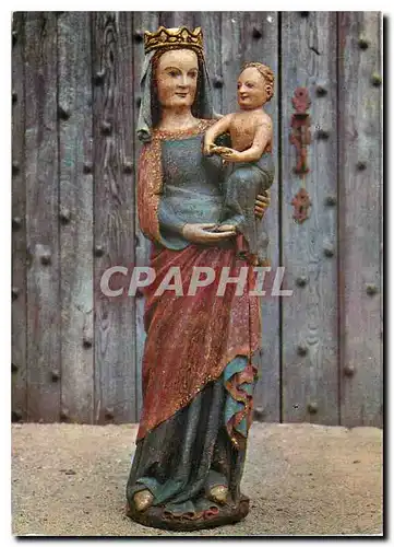 Cartes postales moderne Les Moutiers en Retz Notre Dame de Prigny Vierge Polychrome