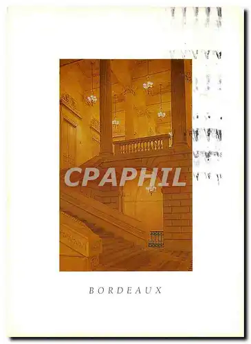 Cartes postales moderne Bordeaux Escalier du Grand Theatre