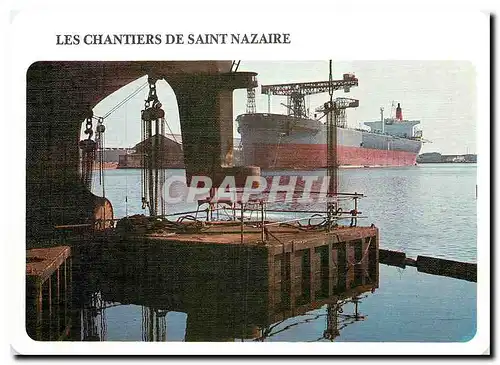 Cartes postales moderne Art et Traditions de Bretagne Les chantiers de Saint Nazaire