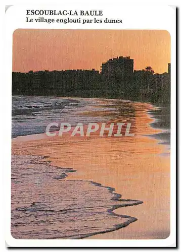 Cartes postales moderne Art et Traditions de Bretagne Escoublac La Baule le village englouti par les dunes