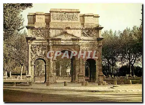 Moderne Karte Orange Vaucluse Arc de Triomphe eleve apres la Victoire de Cesar