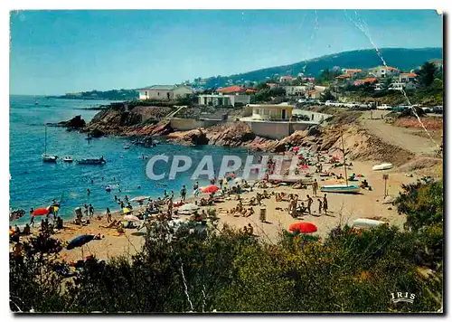 Moderne Karte La Cote d'Azur Saint Aygulf Plage du Grand Boucharel