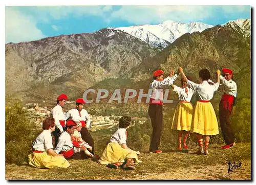 Cartes postales moderne Lumiere et Couleurs du Roussillon Pyrenees Orientales La Sardane la danse populaire des Catalans
