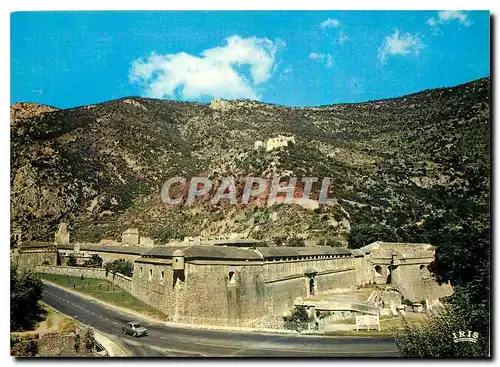 Moderne Karte Villefranche de Conflent Pyrenees Orientales Cite medievale