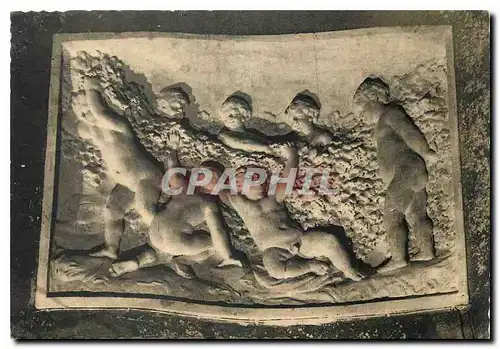 Cartes postales moderne Champagne Pommery & Greno Reims Jeunes maraudeurs Bas relief sculpte dans le craie