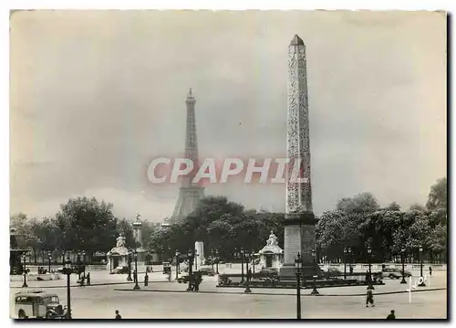 Cartes postales moderne Paris en flanant Place de la Concorde