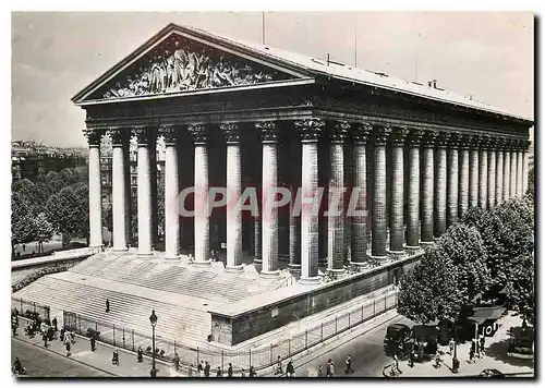 Moderne Karte Paris en flanant Eglise de la Madeleine