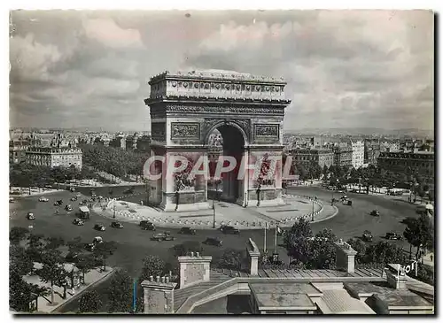 Cartes postales moderne Paris en flanant L'Arc de Triomphe et place de l'Etoile