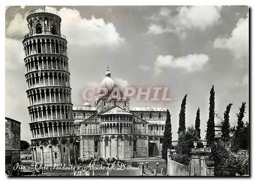 Cartes postales moderne Pisa Torre Gendente & Abside del Duomo