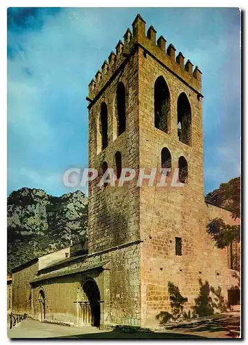 Moderne Karte Arts et Couleurs du Conflent Eglise de Villefranche de Conflent Le clocher roman