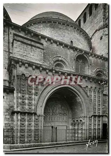 Moderne Karte Cahors lot La Cathedrale Portail Nord