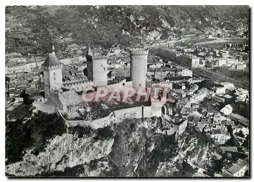 Cartes postales moderne Foix Ariege Vue aerienne Le Chateau