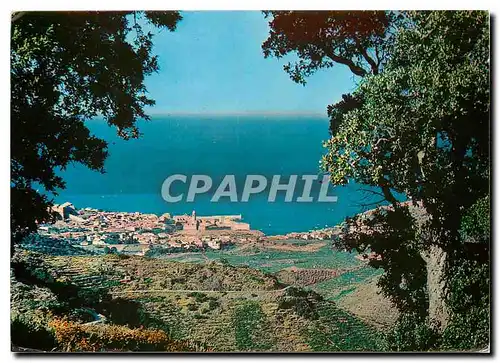 Moderne Karte Collioure P O Vue panoramique