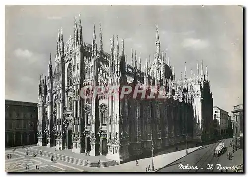 Moderne Karte Milano Il Duomo