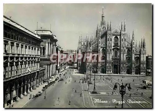 Moderne Karte Milano Piazza Duomo