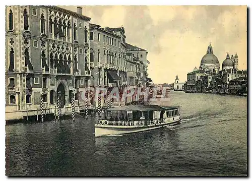 Moderne Karte Venezia Grand Canal et Palais Franchetti