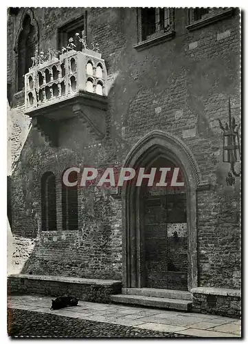 Cartes postales moderne Verona Particolare Casa di Giulietta del Capuleti Le Storico Balcone