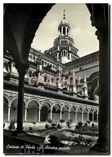 Moderne Karte Certosa di Pavia Il Chiostro piccolo