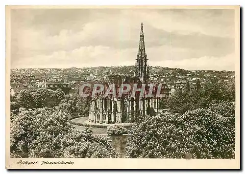 Moderne Karte Stuttgart Johanniskirche