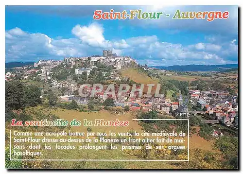Cartes postales moderne Auvergne Saint Flour Cantal