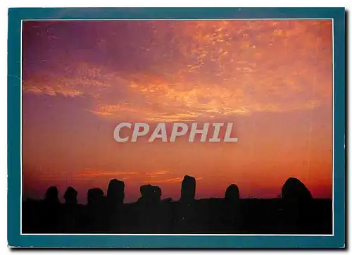 Cartes postales moderne La Bretagne en Couleur Carnac Morbihan Karnag Les alignements du Menec