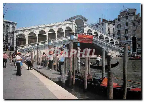 Moderne Karte Venise Le Pont du Rialto