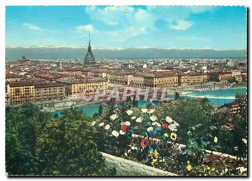 Cartes postales moderne Turin Vue generale et Molo Antonellians