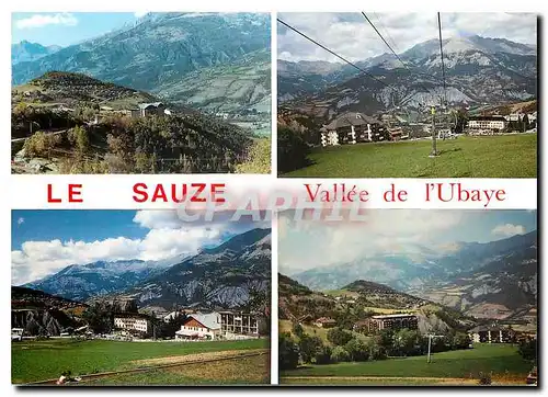 Cartes postales moderne Alpes de Haute Provence Le sauze Station hiver-ete