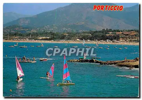 Cartes postales moderne Corse Ile de Beaute Souvenir de Porticcio les plages