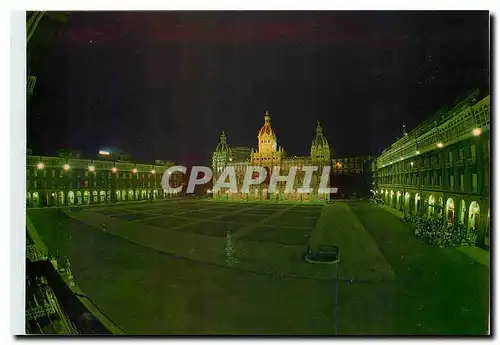 Cartes postales moderne Plaza de Maria Pita Ayuntamiento al Fondo La Coruna