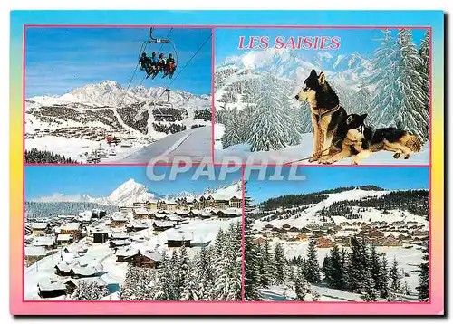 Cartes postales moderne Savoie France Les saises Station Olympique L'espace cristal