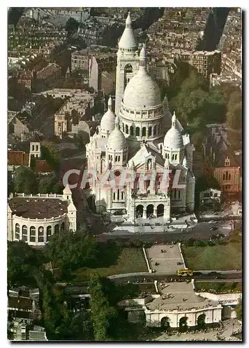 Moderne Karte Paris Le Sacre Coeur