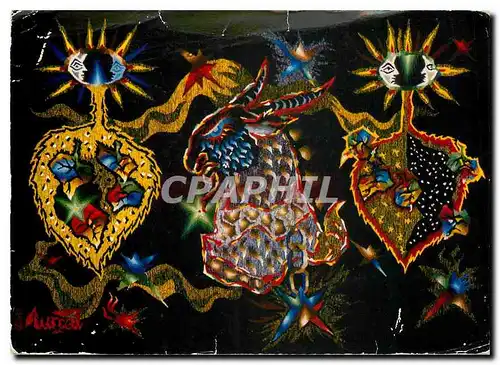 Cartes postales moderne Tapisserie Capricorne et Gemeaux