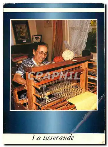 Cartes postales moderne Metiers d'Autrefois la Tisserande