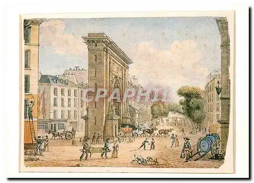 Cartes postales moderne Christophe Civeton Boulevard et Porte Saint Denis Paris