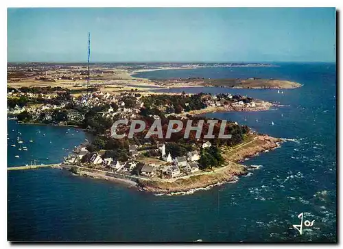 Cartes postales moderne La Bretagne en Couleurs Port Navalo La pointe a l'entree du Golfe