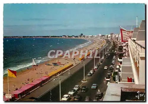 Cartes postales moderne La Bretagne Pittoresque La Baule L A Le remblai et la plage